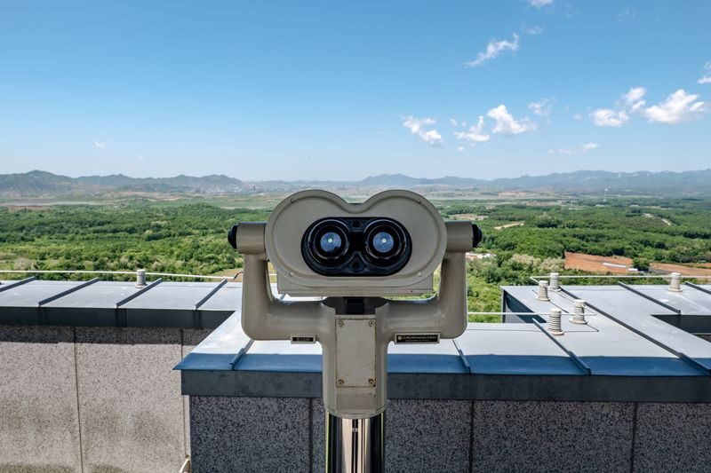 JSA Museum DMZ Tour from Seoul with North Korean Defector Live Talk - Dora Observatory offers a view across the border