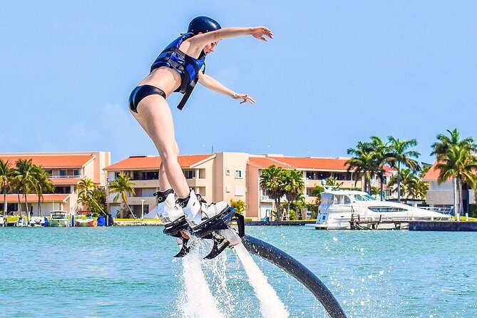 Jump in the air like a dolphin with the Flyboard extreme activity in Cancun - Good To Know  