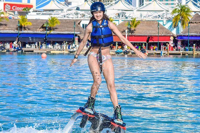 Jump in the air like a dolphin with the Flyboard extreme activity in Cancun - Practical Tips for Your Flyboard Experience