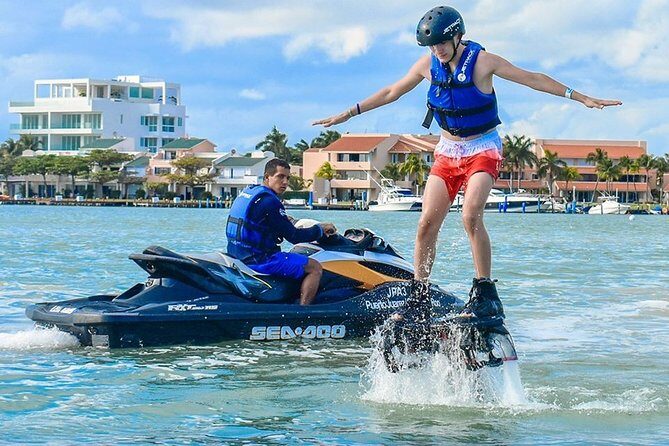 Jump in the air like a dolphin with the Flyboard extreme activity in Cancun - Who Will Love This Experience?