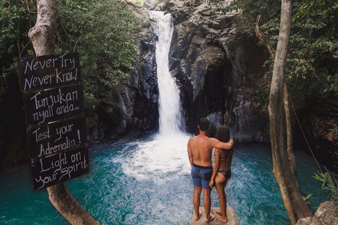 Jumping Sliding at Aling- Aling Waterfall - Wanagiri Hidden Hill - Handara Gate - North Balis Stunning Landscapes