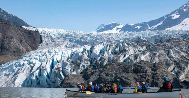Juneau: Mendenhall Glacier Lake Canoe Day Trip and Hike - Itinerary Details