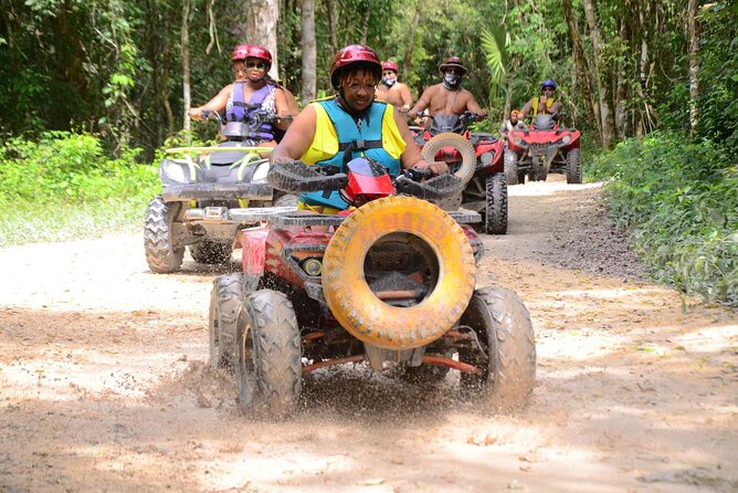 Jungle Park in Cancun With ATVs Zip Lines Cenote & Lunch - Refreshing Cenote Swim