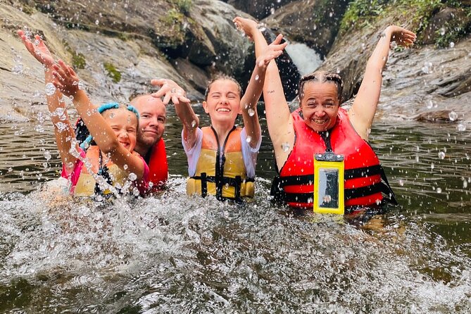 Jungle Trekking to Waterfall and Adventure Tubing 45 Mins. (Only Khao Lak) - Overview of the Jungle Trekking and Adventure Tubing Experience
