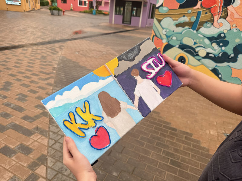 JUST BE Art Jamming | Ma Wan 1868 Art Village - Ma Wan 1868 makes the outing