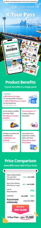 K-Tour Pass - A Busan pass with a travel-planning twist