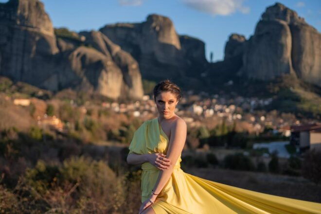 Kalabaka: Meteora Flying Dress Photoshoot - Photographer and Languages
