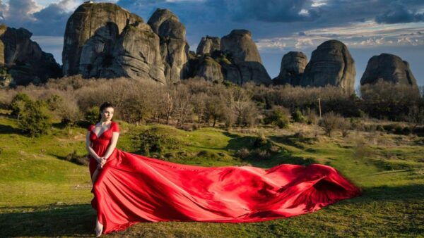 Kalabaka: Meteora Flying Dress Photoshoot - The Sum Up
