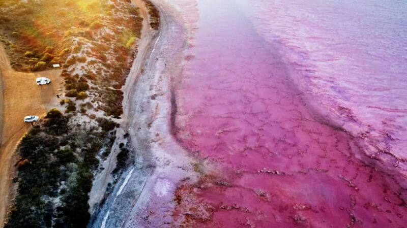 Kalbarri: Pink Lake and Coastal Cliffs Tour - Transportation & Group Size