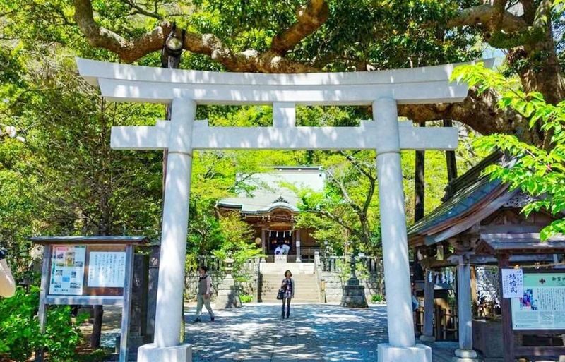 Kamakura All-Access | Gokuraku-ji Temple, Goryo Shrine, and Enoshima Island Day Trip - The white lighthouse at sunset
