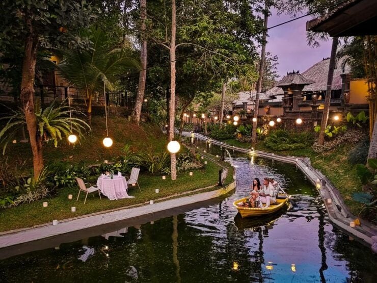 Kamandalu Ubud: Romantic Boat Diner in Tropical Lagoon - Activity Details