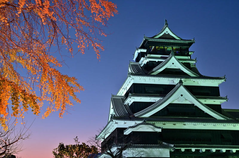 阿蘇中岳火山 & Kamishikimi Kumanoimasu Shrine One-day Downtown Highlights & City Highlights Tour - A private route through Aso, not a fixed tour