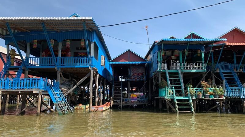 Kampong Pluk Floating Village with Sunset Boat Tour - Sunset on Tonle Sap
