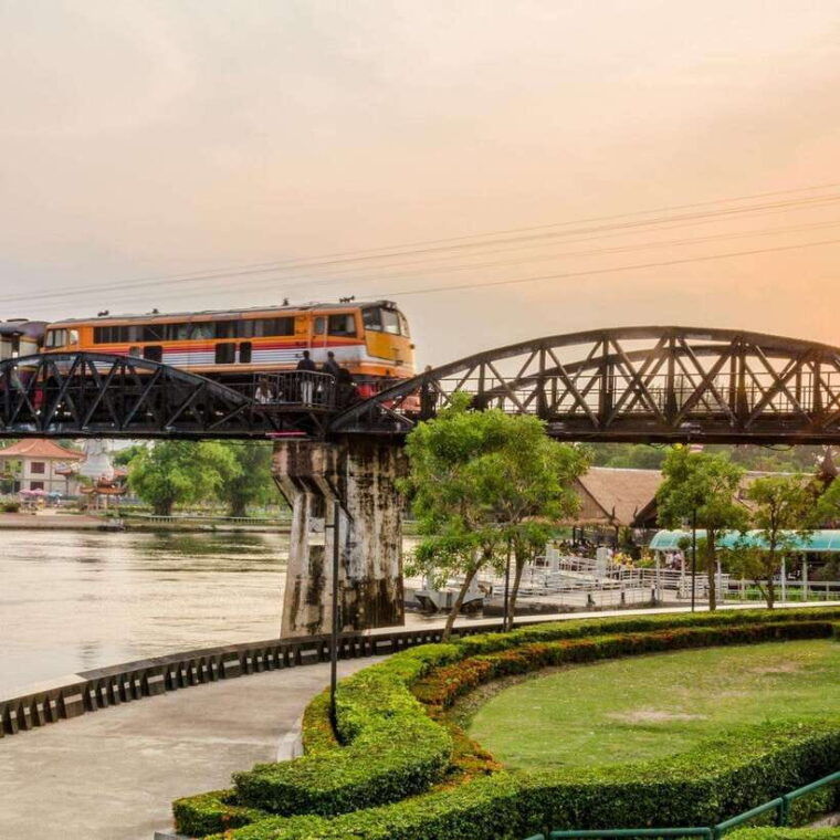 Kanchanaburi: River Kwai, Erawan Falls, and Elephant Tour - Exploring Erawan Falls