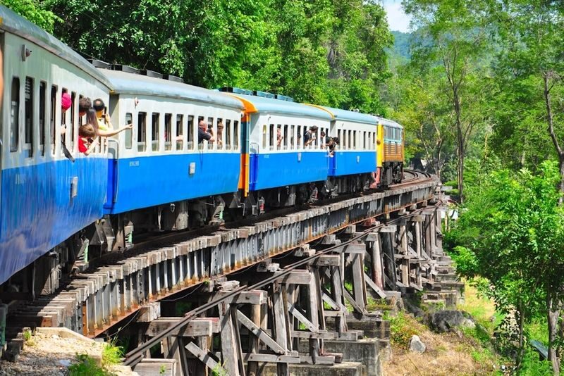 Kanchanaburi Safari Park & River Kwai Bridge Full-Day Private Tour - The River Kwai Bridge and a train ride