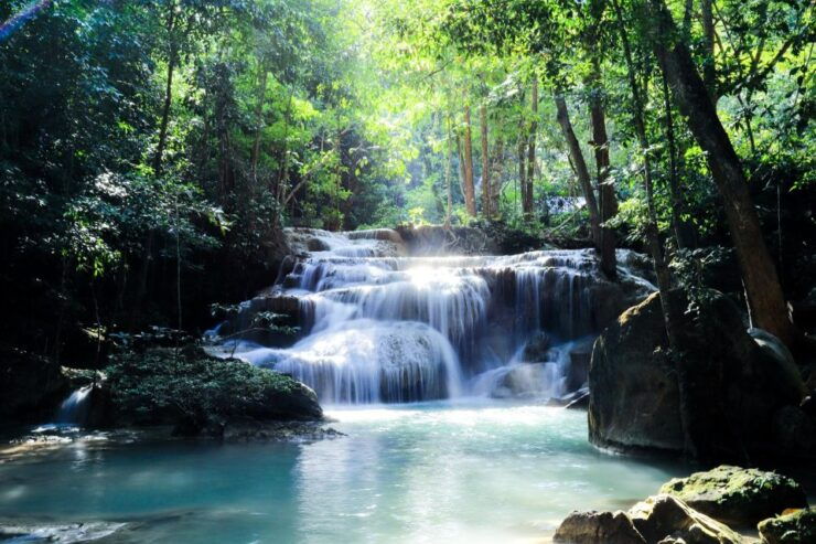 Kanchanaburi's Historical Saga: Erawan Falls - WWII History: JEATH War Museum