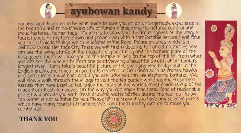 Kandy: City Tour with Temple of the Tooth & Tea Garden - Authentic Touches from Fellow Travelers