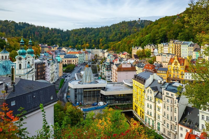 Karlovy Vary and Watchtower Diana One-Day Tour from Prague - Colonnades, springs and the taste of Karlovy Vary