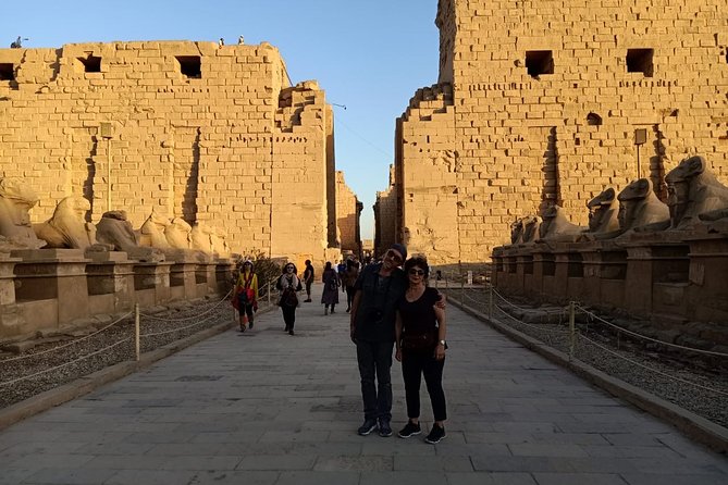 Karnak Sound and Light Show in Luxor - Show Finale at Sacred Lake