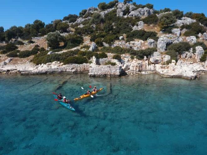 Kas: Kekova and Simena Sunken City Sea Kayaking - Detailed Itinerary