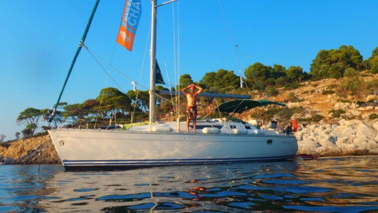 Kassandra: Sunset Sailing Boat Tour of Secluded Coves - What To Expect on the Boat