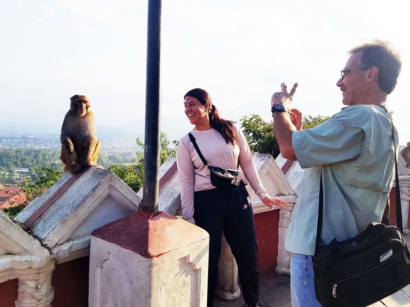 Kathmandu Chandragiri Hills & Swayambhunath Private Day Tour - Swayambhunath brings the day back to Kathmandu