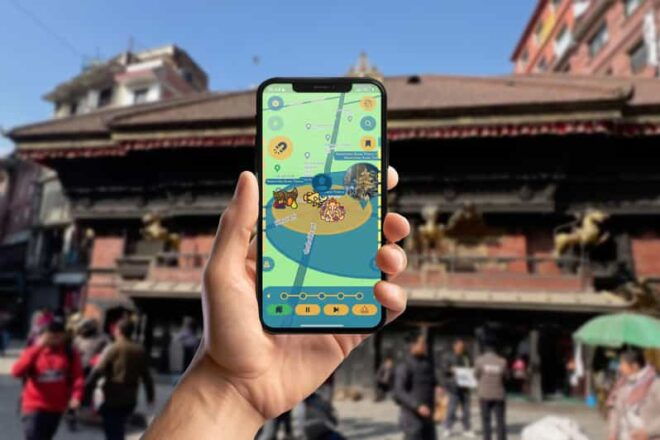 Kathmandu Durbar Walking Tour With Smartphone App - Mobile App Features