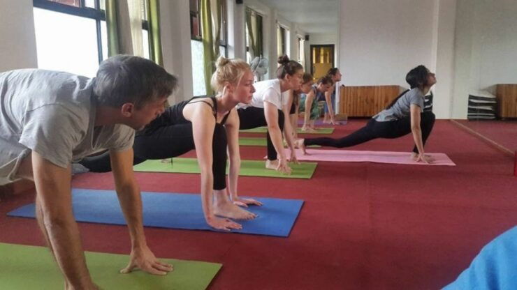 Kathmandu: Full-Day Yoga, Body Massage and Pedicure Package - Yoga Lesson