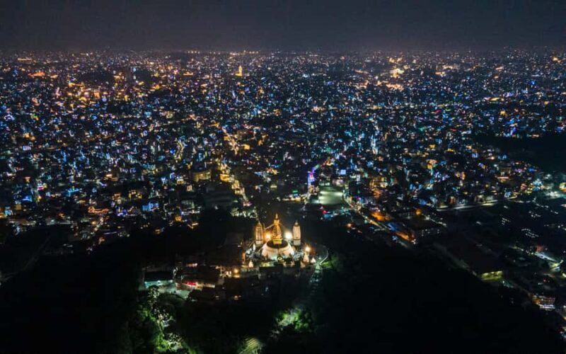 Kathmandu: Swayambhu-Nath Stupa, Dinner & Night Walk - Authentic Nepali Dinner in a Local Setting