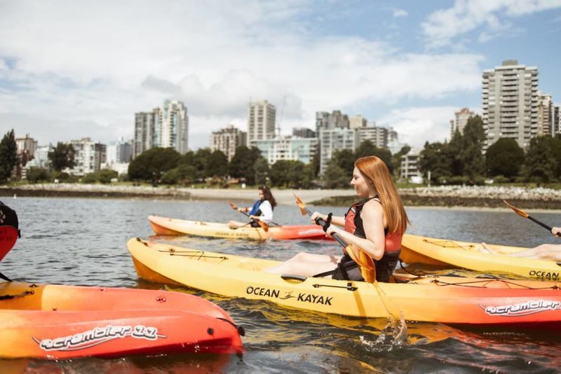 Kayak & Coffee Tour in Vancouver - Choosing a single or double kayak