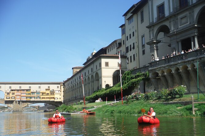 Kayak on the Arno River in Florence Under the Arches of the Old Bridge - Inclusions and Meeting Point