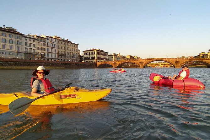 Kayak on the Arno River in Florence Under the Arches of the Old Bridge - Recommendations and Impressions