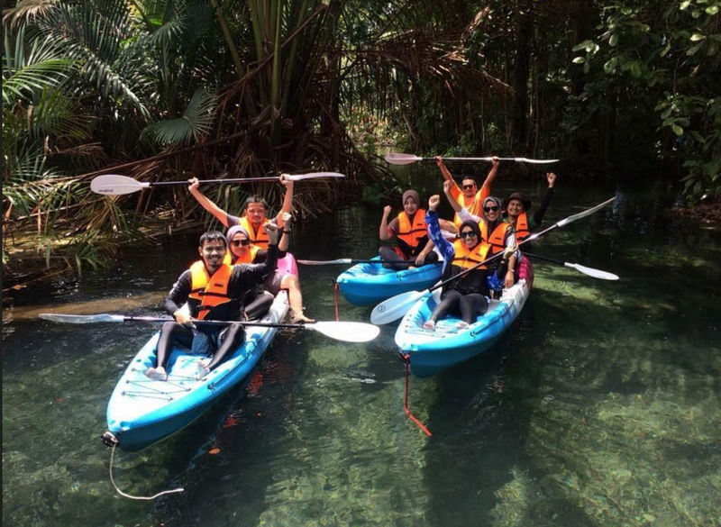 Kayak Package at Secret Lake and ATV Water Adventure in Krabi - Paddling through Klong Nam Sai
