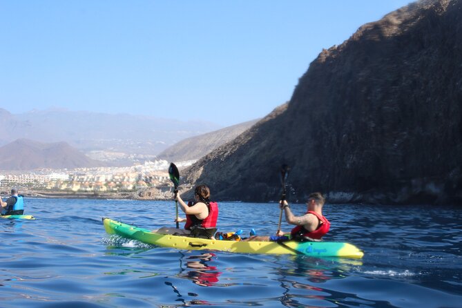 Kayak Route Along the Volcanic Coast in Tenerife South With Snorkeling - The Sum Up