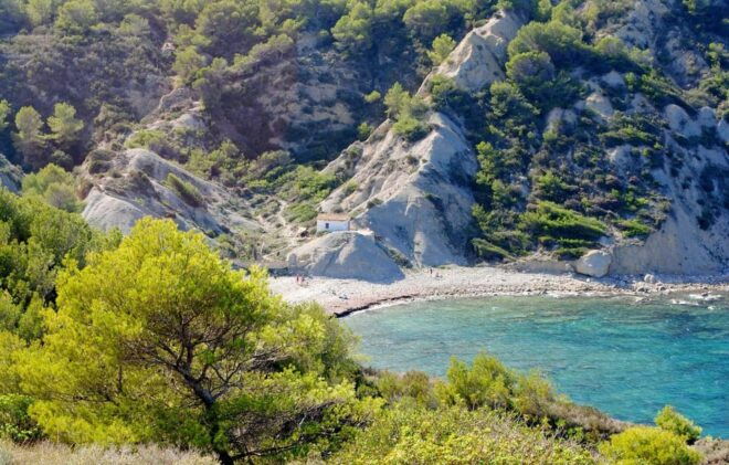 Kayak Route Cala Blanca, in Dins, Sardinera, Portixol Island - Kayaking Destinations