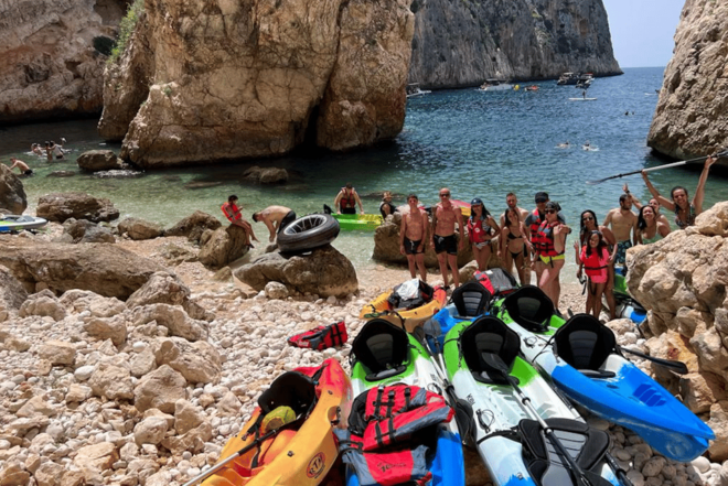 Kayak Route in Granadella Javea Cova Llop Marí, Cala En Caló - Customer Feedback
