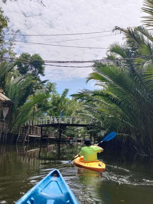 Kayak trip around Green cathedral, Swim, Reflection sunset - The Experience in Context