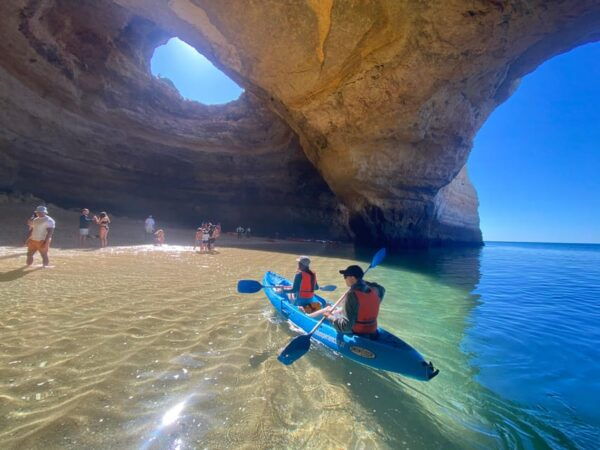 Kayaking Benagil Secret Caves at Sunrise, Be the First in - Safety Briefing and Guided Tours