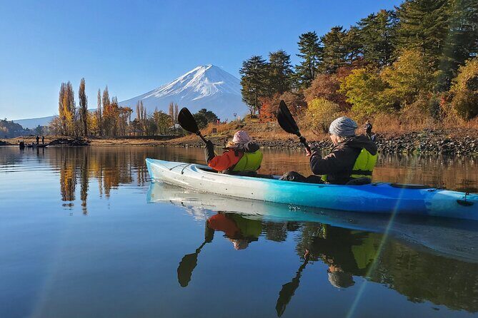 Kayaking on Lake Kawaguchiko with Mt. Fuji views - What to Expect from the Kayaking Tour on Lake Kawaguchiko