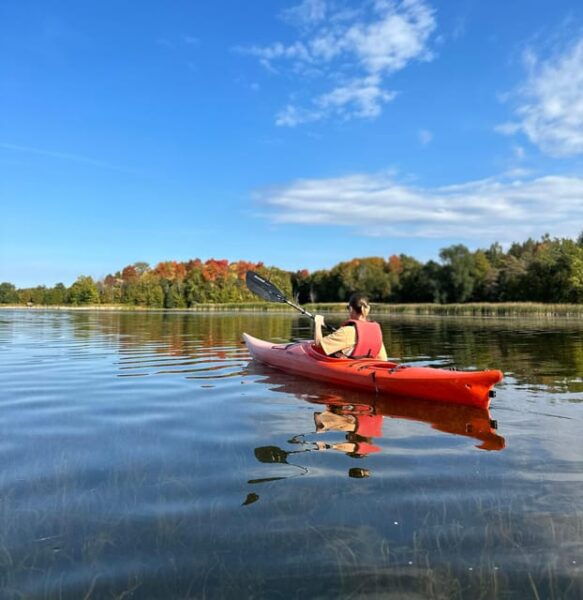 Kayaking Tour on Island Lake From Toronto on RV - Motorhome - Travel Time