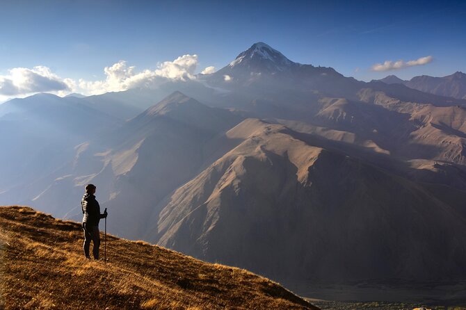 Kazbegi - One Day Trekking Private Tour to Angel Mountain 3096 M - End Point Location