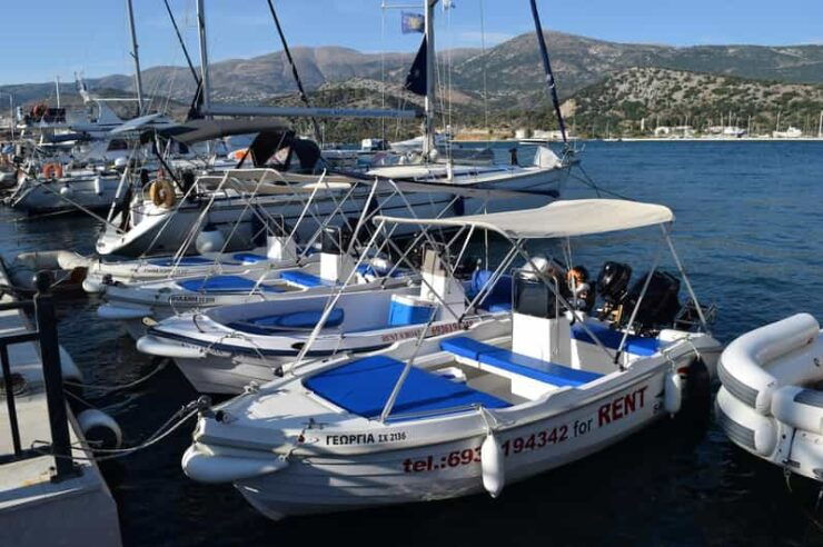 Kefalonia: Boat Rental (15HP Motorboat)-No License Required - Pricing Details
