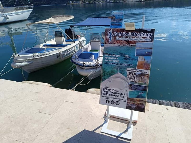 Kefalonia: Boat Rental (30HP Motorboat)-No License Required - Good To Know