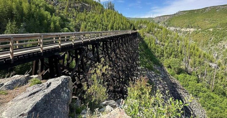 Kelowna: Historical Trail to Penticton Self-Guided Tour - Distance and Duration