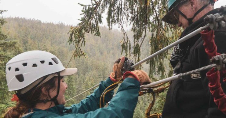 Ketchikan: Rainforest Zipline, Skybridge, & Rappel Adventure - Itinerary