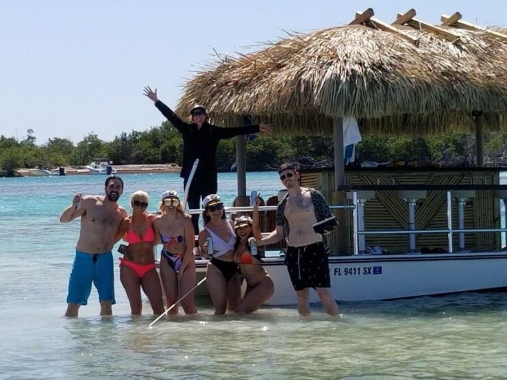 Key West: Private Tiki Bar Party Boat & Mini Sandbar - Experience on the Tiki Bar Boat