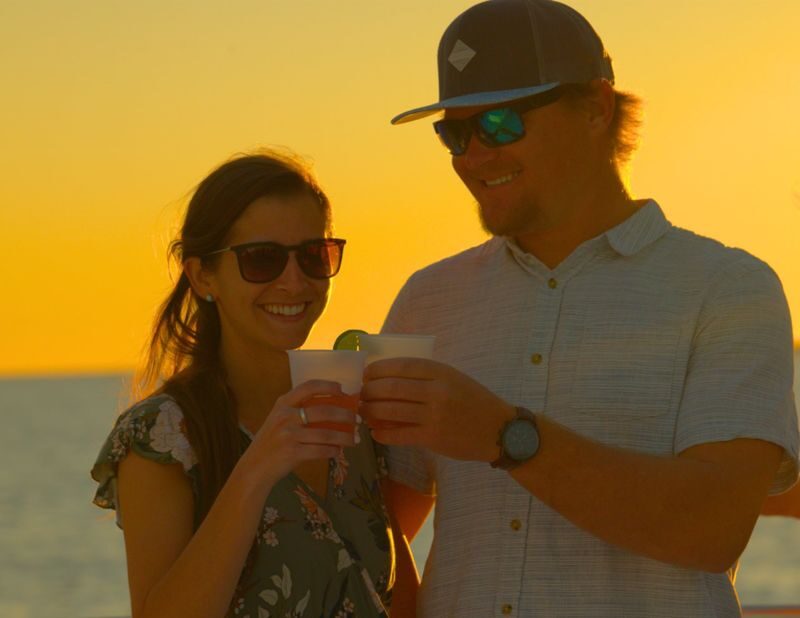 Key West: Sunset Sailing Trip with Open Bar, Food and Music - Appetizers, not a full dinner
