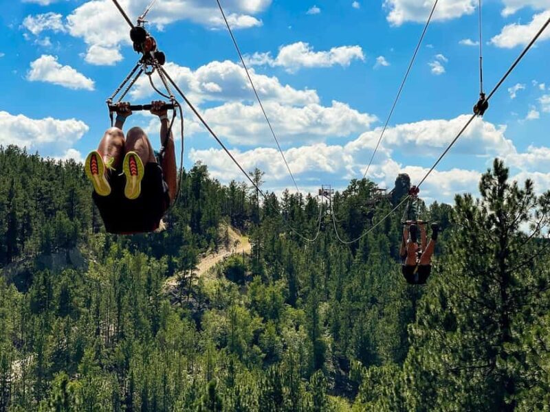 Keystone, SD: Pinnacle Zipline Tour by Mt. Rushmore - Good To Know