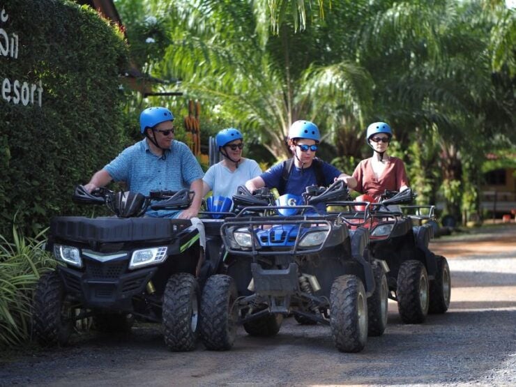 Khao Lak: Guided ATV Tour With Lampi Waterfall Swim - Experience