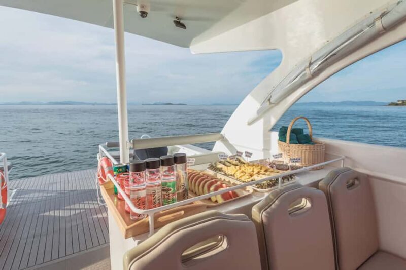 Khao Lak: Swift Power Catamaran Glide to James Bond Island - Exploring the Caves and Hidden Lagoons of Panak Island